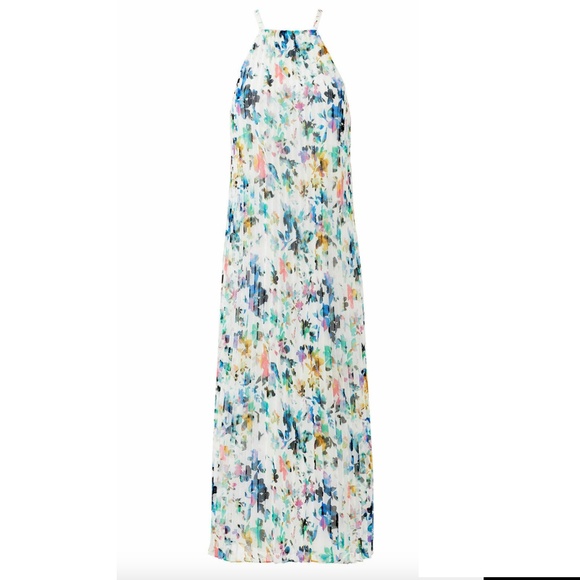 Likely Floral Chester Pleated Chiffon Maxi Dress - Picture 1 of 3